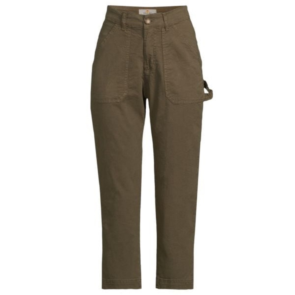 MARINE LAYER Maya Straight Leg Utility Pants Olive
Size: 6